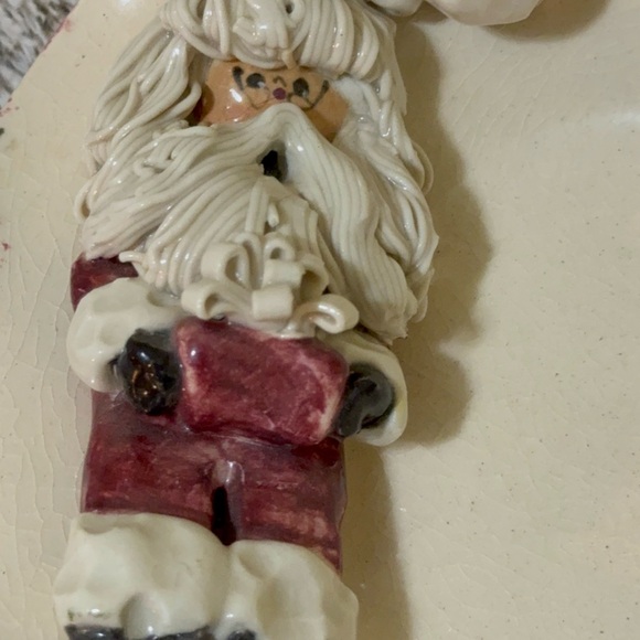 Festive Santa Decorative Plate - Picture 3 of 6